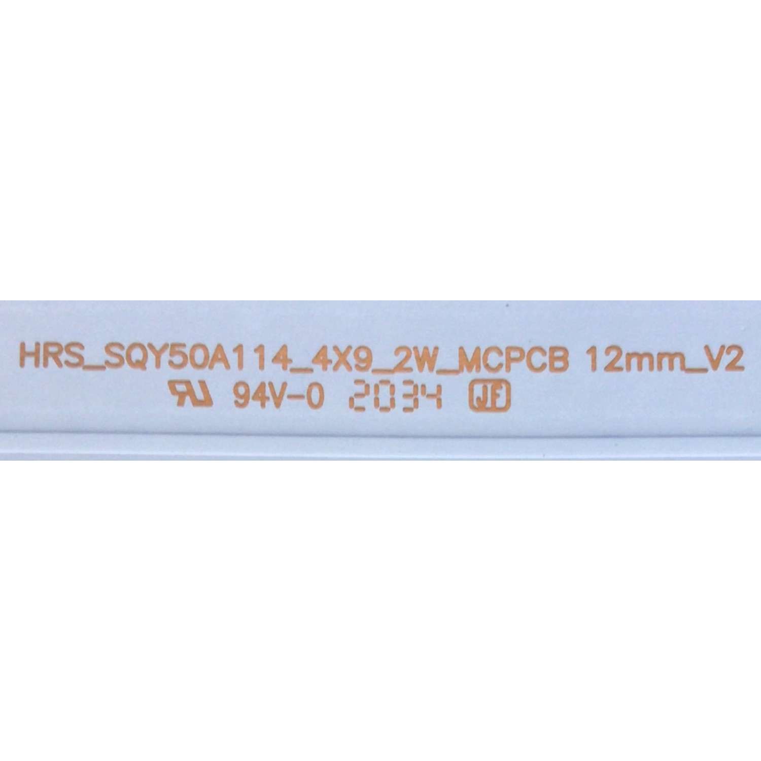 KIT DE LEDS PARA TV RCA / PROSCAN ORIGINAL 4 PIEZAS / NUMERO DE PARTE SQY50A114 / HRS_SQY50A114_4X9_2W_MCPCB 12mm_V2 / AE0110540 / HRS SQY50A114 4X9 2W MCPCB 12mm_V2 / PANEL CC500PV5D / MODELOS RLDED5098-B-UHD / RTU5015-B / PLED5038-C / PLED5042-B-UHD - Imagen 4
